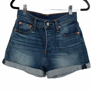 Levi’s Cuffed Hem Shorts High Rise